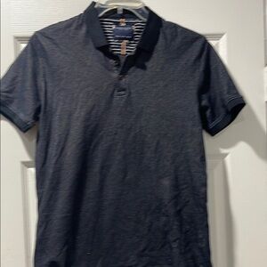 Denim & Flower Dark Blue Polo Shirt